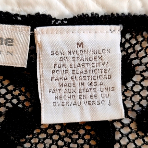 Liz Claiborne Woman's Stretch Lace long Sleeve Top/ Size M - Picture 11 of 11